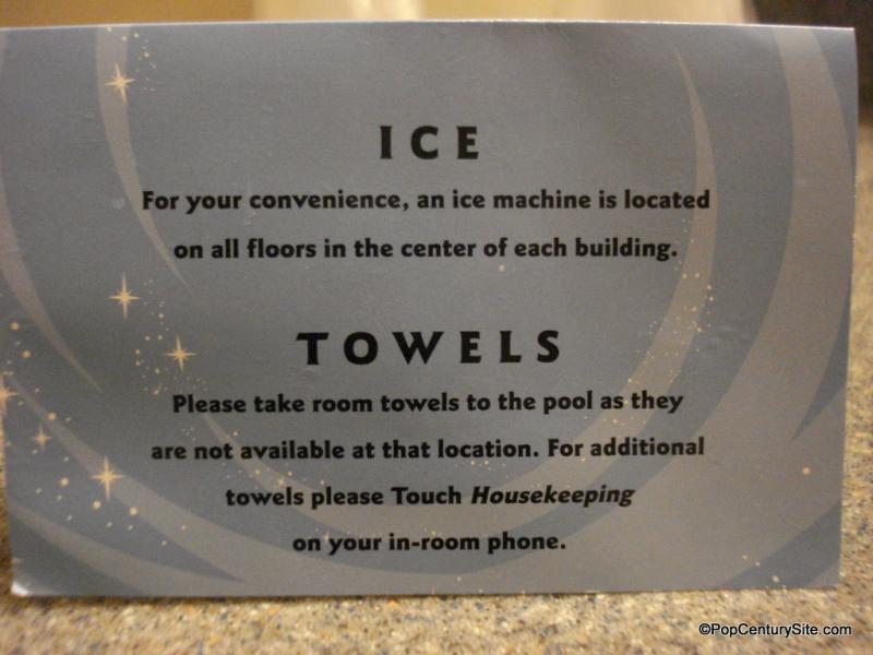 Ice and Towels Info